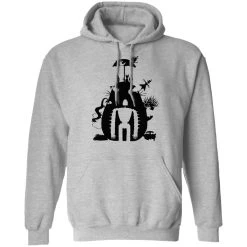 Studio Ghibli Black & White Art Compilation Hoodie Unisex -Ghibli Shop redirect12102020081214