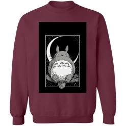 My Neighbor Totoro By The Moon Black & White Sweatshirt Unisex 30 My Neighbor Totoro By The Moon Black & White Sweatshirt Unisex -Ghibli Shop redirect12102020081220 3 1