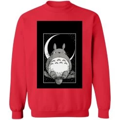My Neighbor Totoro By The Moon Black & White Sweatshirt Unisex 32 My Neighbor Totoro By The Moon Black & White Sweatshirt Unisex -Ghibli Shop redirect12102020081220 5 1