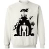 Studio Ghibli Black & White Art Compilation Sweatshirt Unisex -Ghibli Shop redirect12102020081226 1