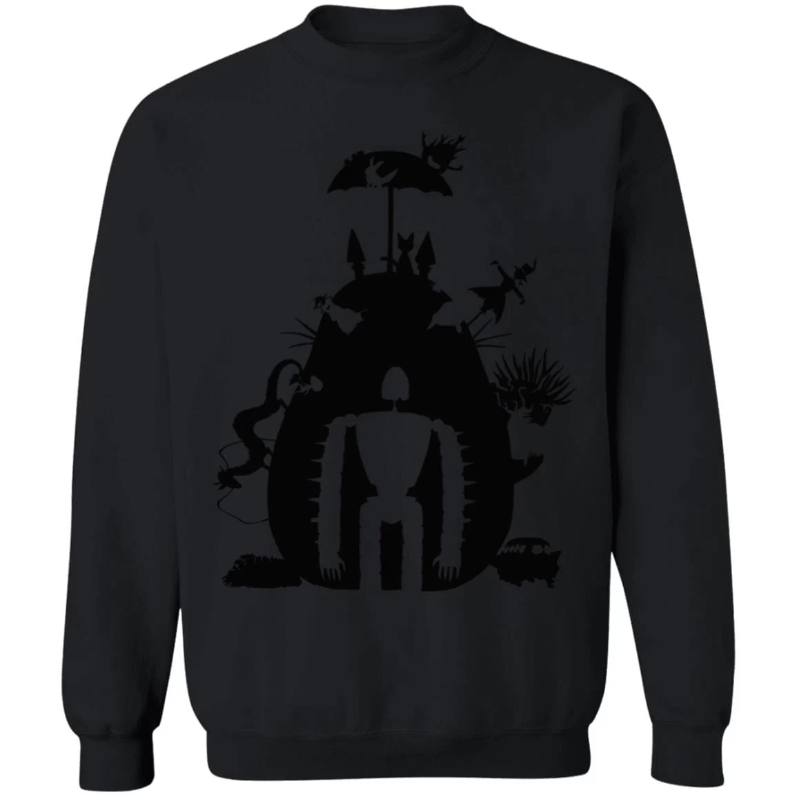 Studio Ghibli Black & White Art Compilation Sweatshirt Unisex 13 Studio Ghibli Black & White Art Compilation Sweatshirt Unisex - Image 11
