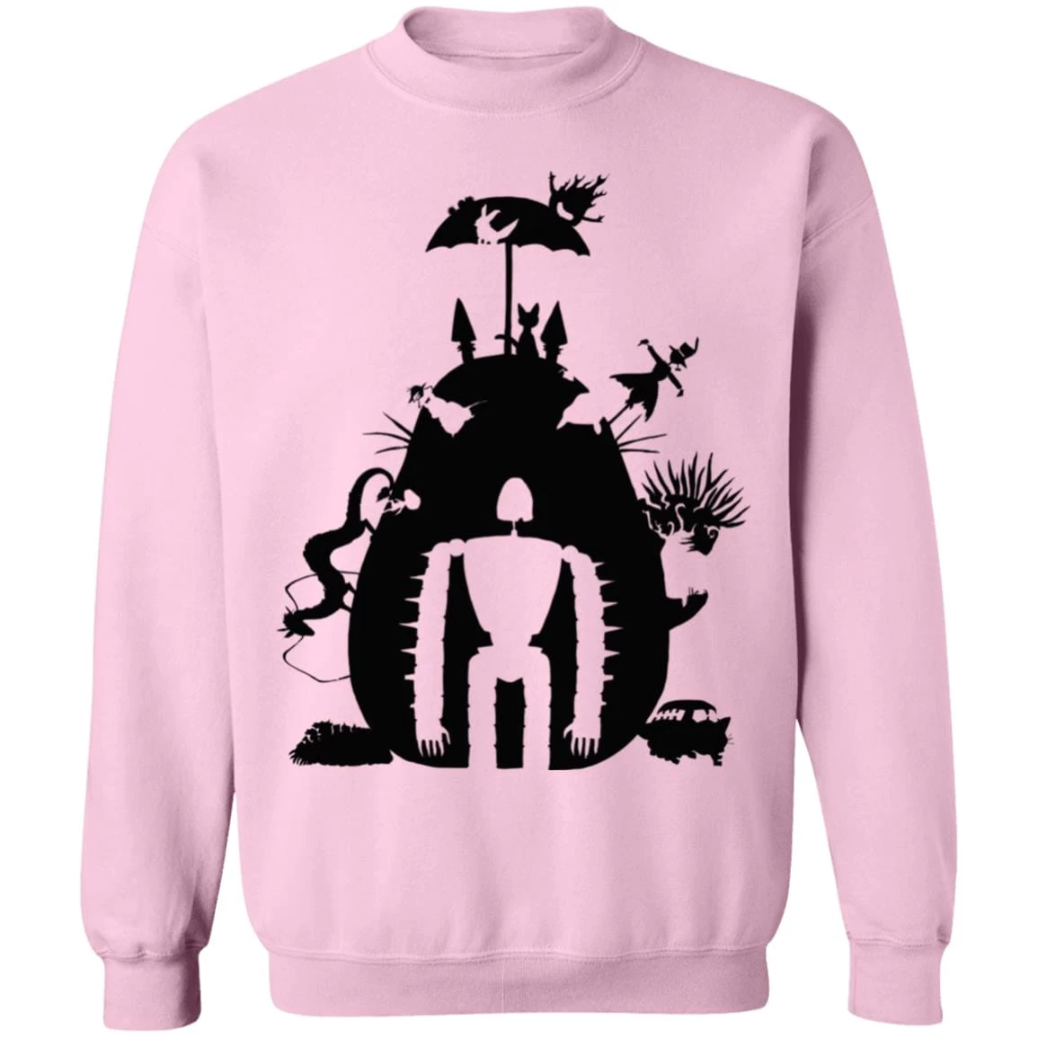 Studio Ghibli Black & White Art Compilation Sweatshirt Unisex 10 Studio Ghibli Black & White Art Compilation Sweatshirt Unisex - Image 8