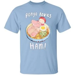 Ponyo Loves Ham T Shirt 27 Ponyo Loves Ham T Shirt -Ghibli Shop redirect12102020081230