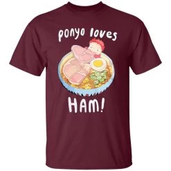 Ponyo Loves Ham T Shirt 23 Ponyo Loves Ham T Shirt -Ghibli Shop redirect12102020081230 5