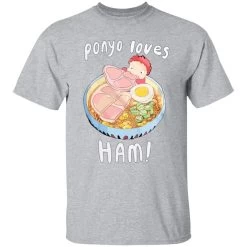 Ponyo Loves Ham T Shirt 26 Ponyo Loves Ham T Shirt -Ghibli Shop redirect12102020081231