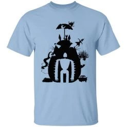 Studio Ghibli Black & White Art Compilation T Shirt Unisex -Ghibli Shop redirect12102020081250