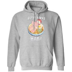 Ponyo Loves Ham Hoodie 27 Ponyo Loves Ham Hoodie -Ghibli Shop redirect12102020081255