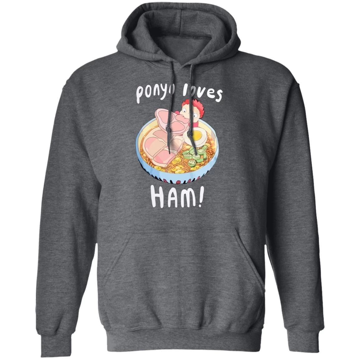 Ponyo Loves Ham Hoodie 15 Ponyo Loves Ham Hoodie - Image 13
