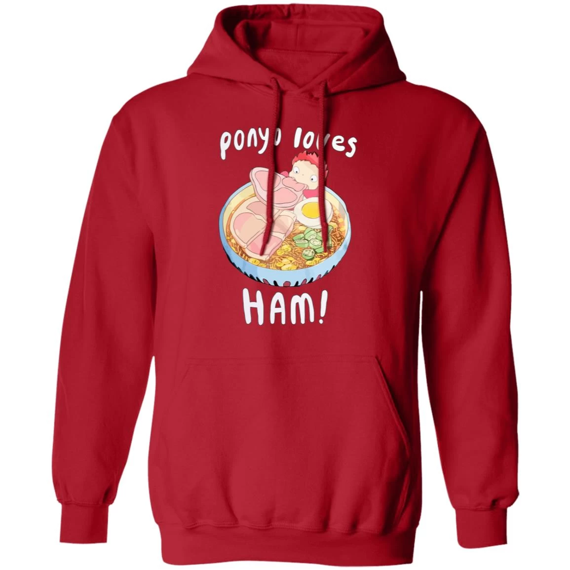 Ponyo Loves Ham Hoodie 19 Ponyo Loves Ham Hoodie - Image 17