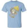 Mini Totoro And The Leaves T Shirt -Ghibli Shop redirect12102021061223
