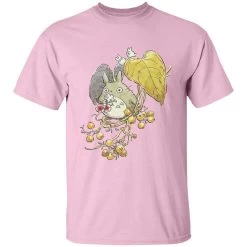 Mini Totoro And The Leaves T Shirt -Ghibli Shop redirect12102021061223 4