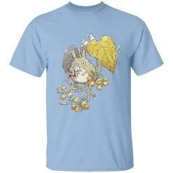 Mini Totoro And The Leaves T Shirt -Ghibli Shop redirect12102021061223 9