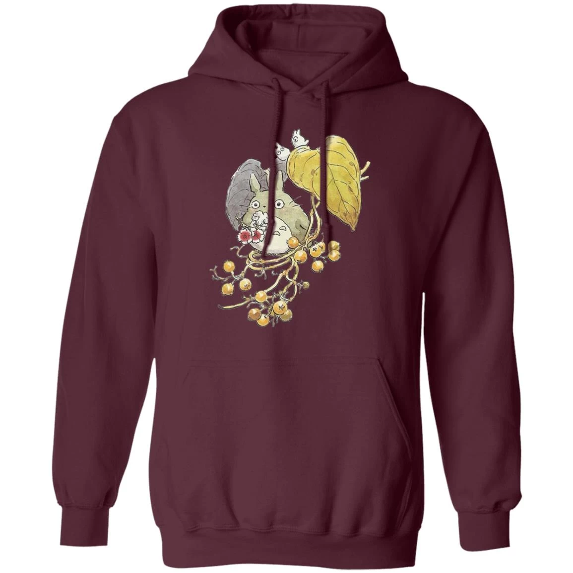 Mini Totoro And The Leaves Hoodie 16 Mini Totoro And The Leaves Hoodie - Image 14