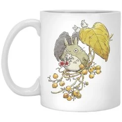 Mini Totoro And The Leaves Mug -Ghibli Shop redirect12102021071230 2