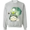 Mini Totoro And Umbrella Sweatshirt 1 Mini Totoro And Umbrella Sweatshirt -Ghibli Shop redirect12102021071252