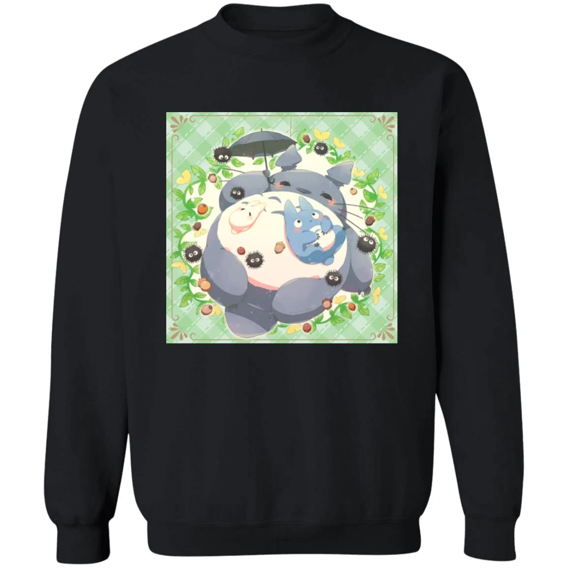 Sleeping Totoro With Umbrella Sweatshirt 12 Sleeping Totoro With Umbrella Sweatshirt - Image 10