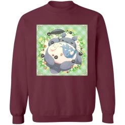 Sleeping Totoro With Umbrella Sweatshirt 33 Sleeping Totoro With Umbrella Sweatshirt -Ghibli Shop redirect12102021081240 3 1