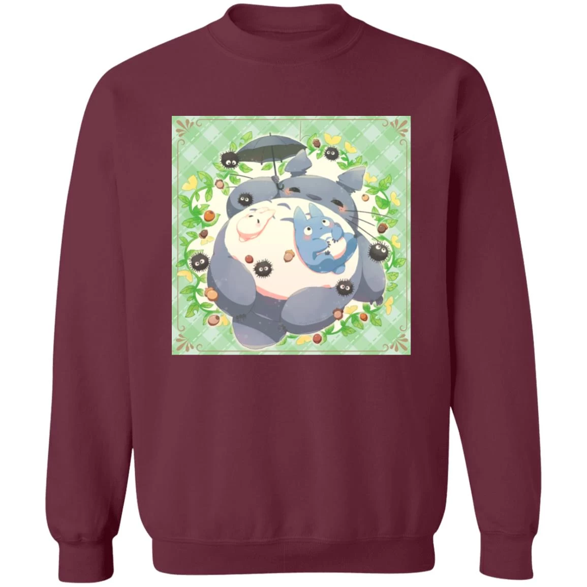 Sleeping Totoro With Umbrella Sweatshirt 6 Sleeping Totoro With Umbrella Sweatshirt - Image 4
