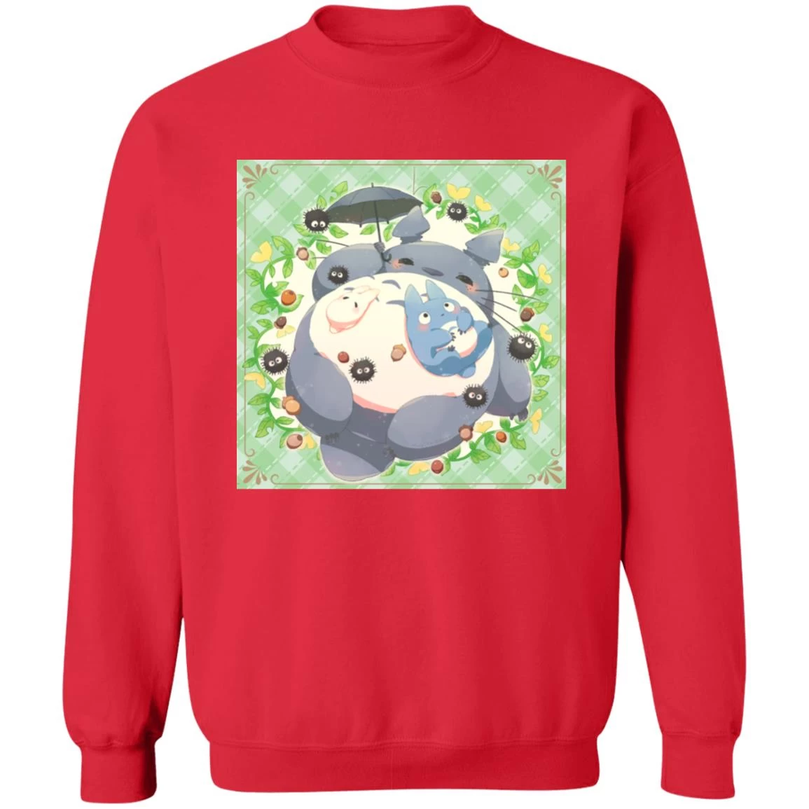 Sleeping Totoro With Umbrella Sweatshirt 8 Sleeping Totoro With Umbrella Sweatshirt - Image 6