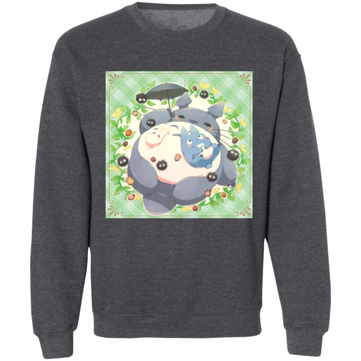 Sleeping Totoro With Umbrella Sweatshirt 9 Sleeping Totoro With Umbrella Sweatshirt - Image 7