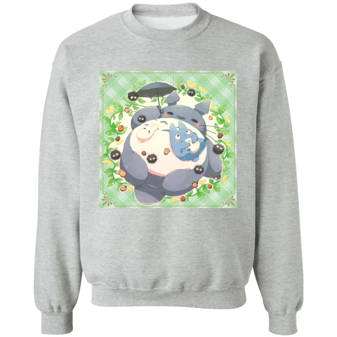 Sleeping Totoro With Umbrella Sweatshirt 19 Sleeping Totoro With Umbrella Sweatshirt - Image 17