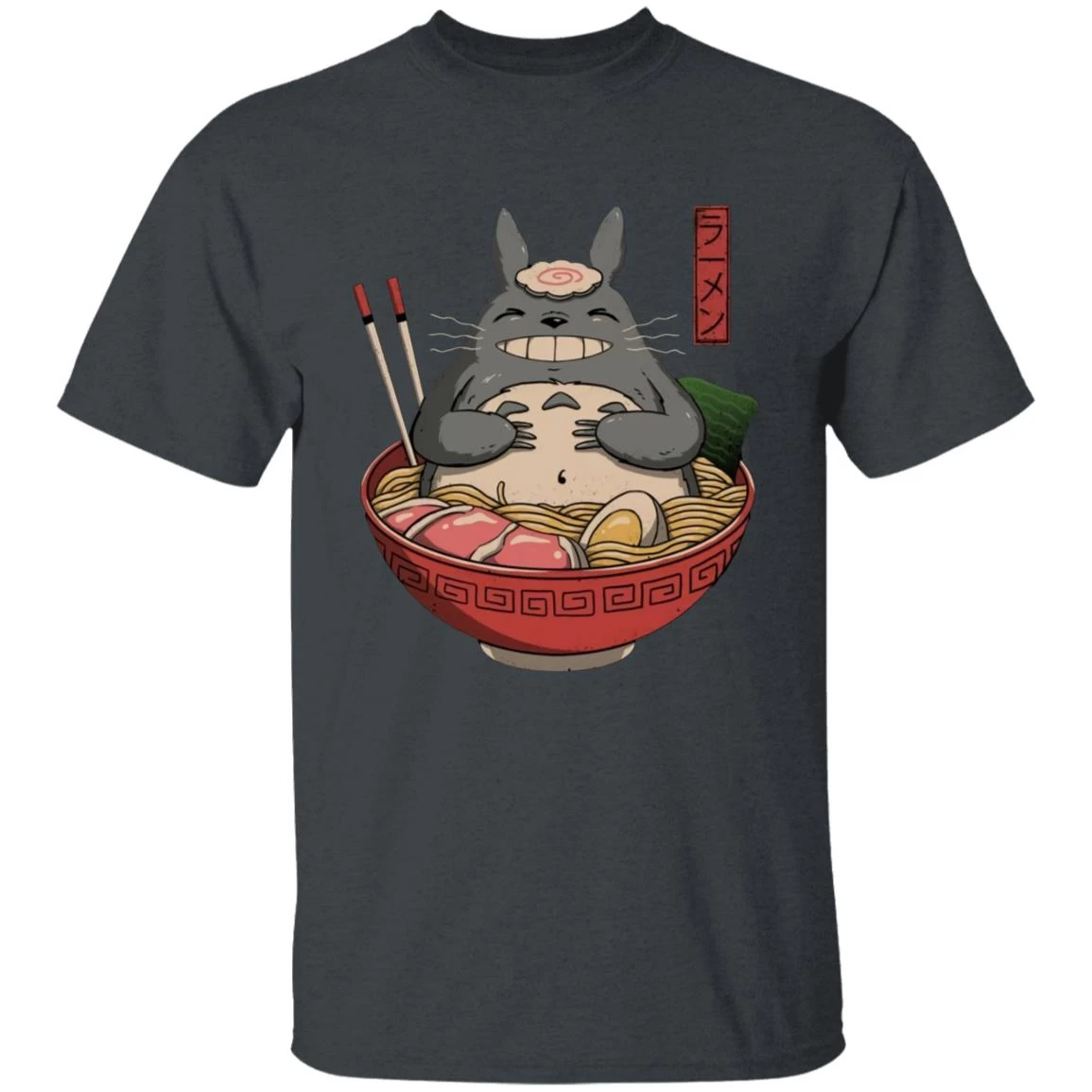 Totoro In The Ramen Bowl T Shirt 6 Totoro In The Ramen Bowl T Shirt - Image 4