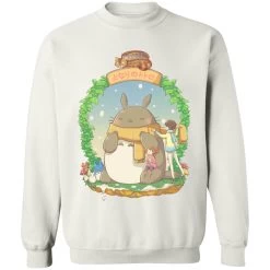 Totoro Wearing A Scarf Sweatshirt -Ghibli Shop redirect12112021011203 1 1