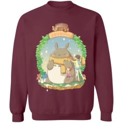 Totoro Wearing A Scarf Sweatshirt -Ghibli Shop redirect12112021011203 3