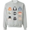 Ghibli Studio Characters Chibi Sweatshirt -Ghibli Shop redirect12112021021230