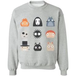 Ghibli Studio Characters Chibi Sweatshirt
