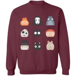 Ghibli Studio Characters Chibi Sweatshirt 23 Ghibli Studio Characters Chibi Sweatshirt -Ghibli Shop redirect12112021021230 3