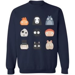Ghibli Studio Characters Chibi Sweatshirt 24 Ghibli Studio Characters Chibi Sweatshirt -Ghibli Shop redirect12112021021230 4