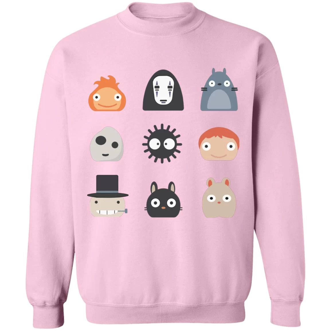 Ghibli Studio Characters Chibi Sweatshirt 15 Ghibli Studio Characters Chibi Sweatshirt - Image 13