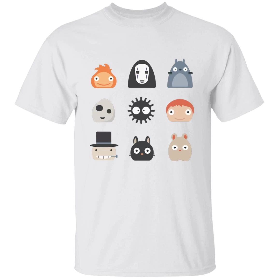 Ghibli Studio Characters Chibi T Shirt 20 Ghibli Studio Characters Chibi T Shirt - Image 18