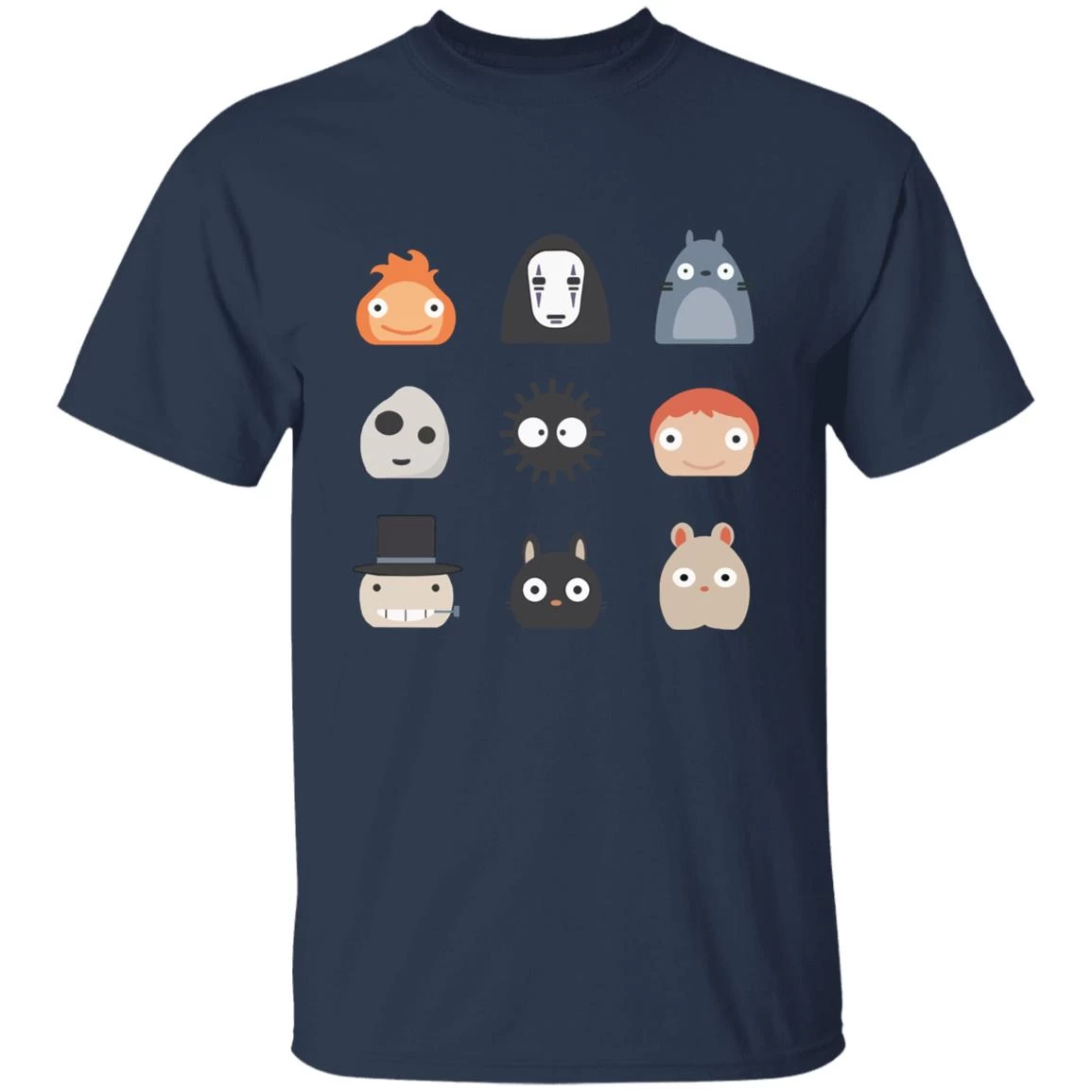 Ghibli Studio Characters Chibi T Shirt 17 Ghibli Studio Characters Chibi T Shirt - Image 15