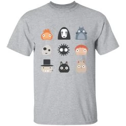 Ghibli Studio Characters Chibi T Shirt 36 Ghibli Studio Characters Chibi T Shirt -Ghibli Shop redirect12112021021236 8 1