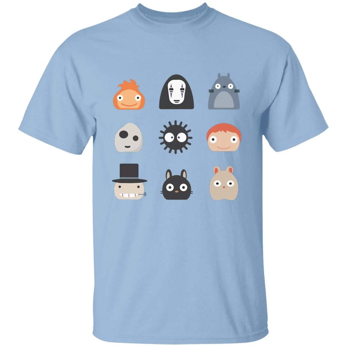 Ghibli Studio Characters Chibi T Shirt 14 Ghibli Studio Characters Chibi T Shirt - Image 12