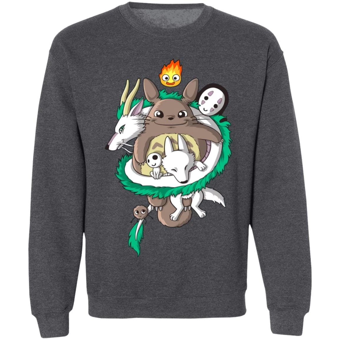 Totoro And Haku Dragon Sweatshirt 13 Totoro And Haku Dragon Sweatshirt - Image 11