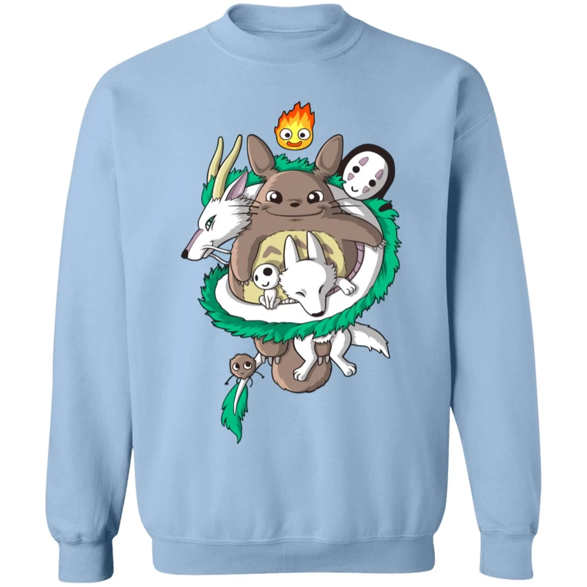 Totoro And Haku Dragon Sweatshirt 10 Totoro And Haku Dragon Sweatshirt - Image 8