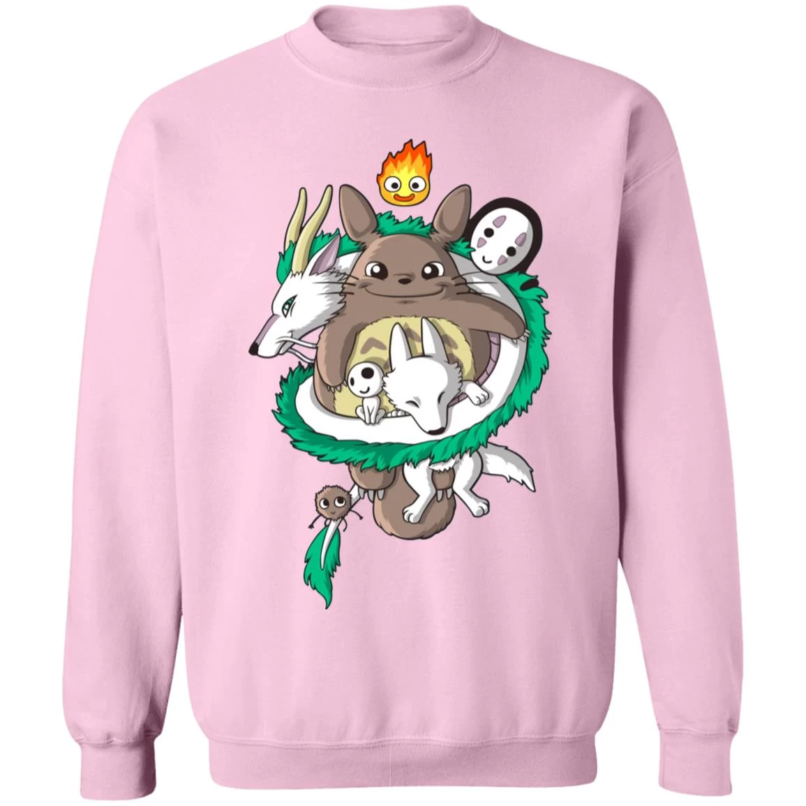 Totoro And Haku Dragon Sweatshirt 11 Totoro And Haku Dragon Sweatshirt - Image 9