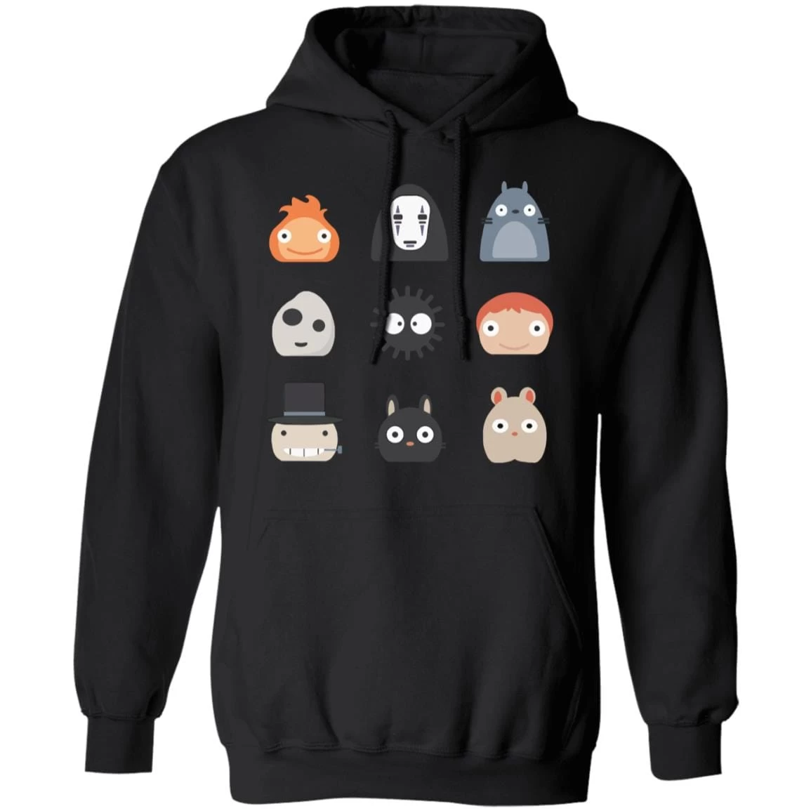 Ghibli Studio Characters Chibi Hoodie 12 Ghibli Studio Characters Chibi Hoodie - Image 10