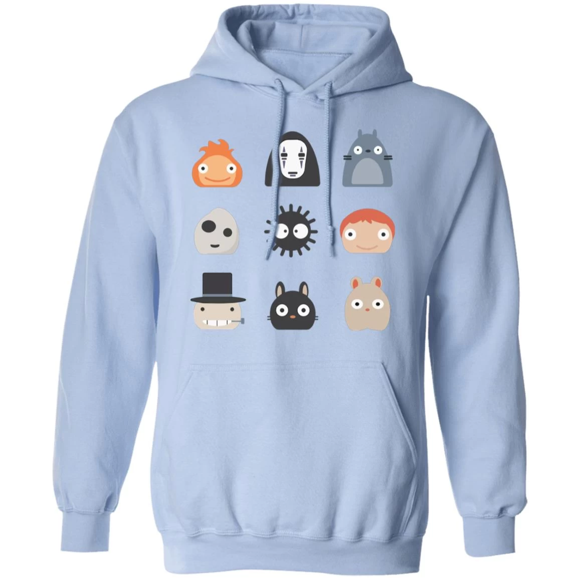 Ghibli Studio Characters Chibi Hoodie 14 Ghibli Studio Characters Chibi Hoodie - Image 12