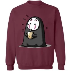 Kaonashi No Face Drinking Milk Tea Sweatshirt 33 Kaonashi No Face Drinking Milk Tea Sweatshirt -Ghibli Shop redirect12112021091203 2 1
