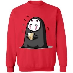 Kaonashi No Face Drinking Milk Tea Sweatshirt 25 Kaonashi No Face Drinking Milk Tea Sweatshirt -Ghibli Shop redirect12112021091203 4