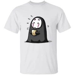 Kaonashi No Face Drinking Milk Tea T Shirt -Ghibli Shop redirect12112021091247 1 1