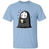 Kaonashi No Face Drinking Milk Tea T Shirt 1 Kaonashi No Face Drinking Milk Tea T Shirt -Ghibli Shop redirect12112021091247