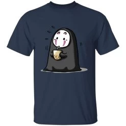 Kaonashi No Face Drinking Milk Tea T Shirt -Ghibli Shop redirect12112021091247 6 1
