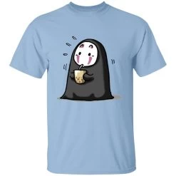 Kaonashi No Face Drinking Milk Tea T Shirt -Ghibli Shop redirect12112021091247 8