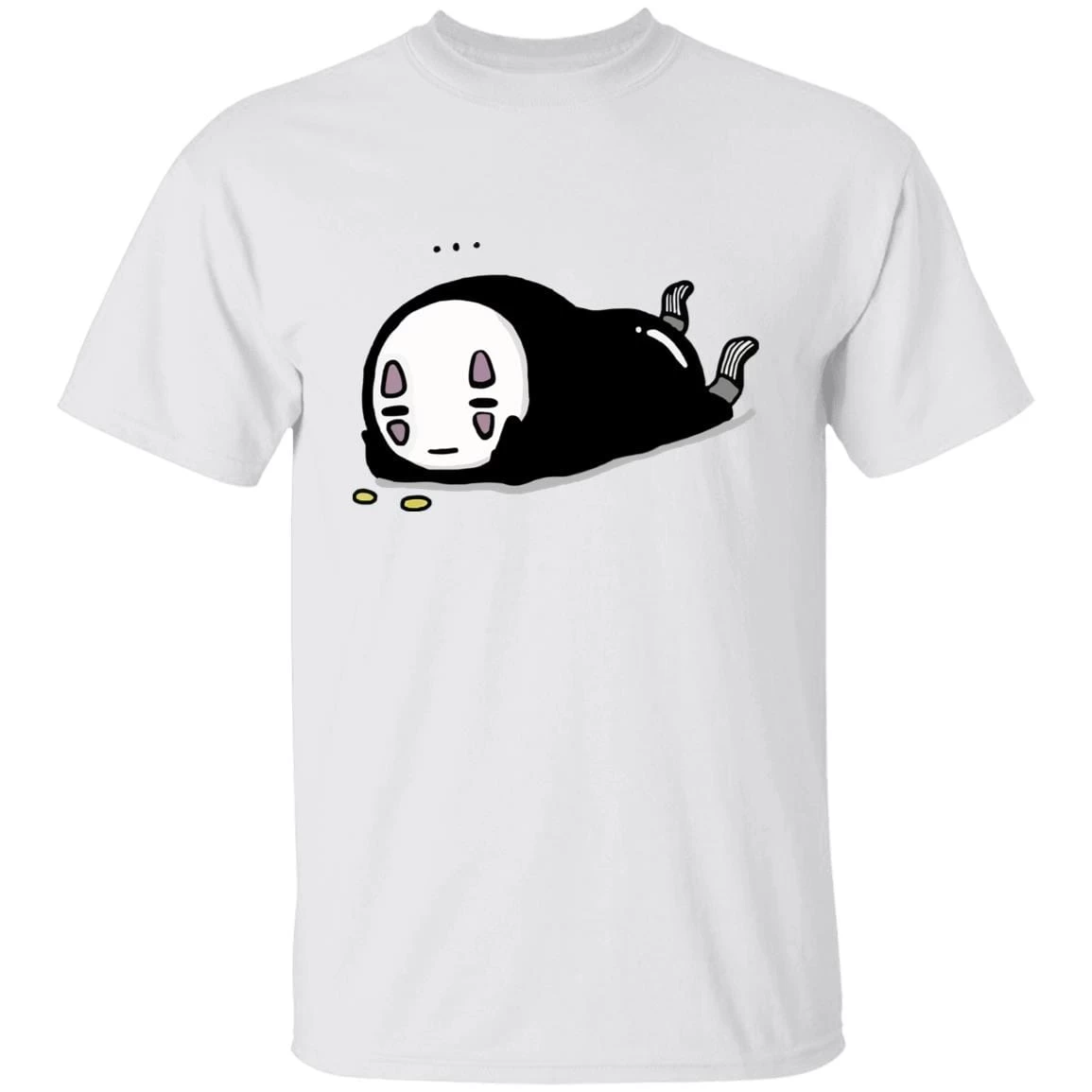 No Face Kaonashi Lying T Shirt 4 No Face Kaonashi Lying T Shirt - Image 2