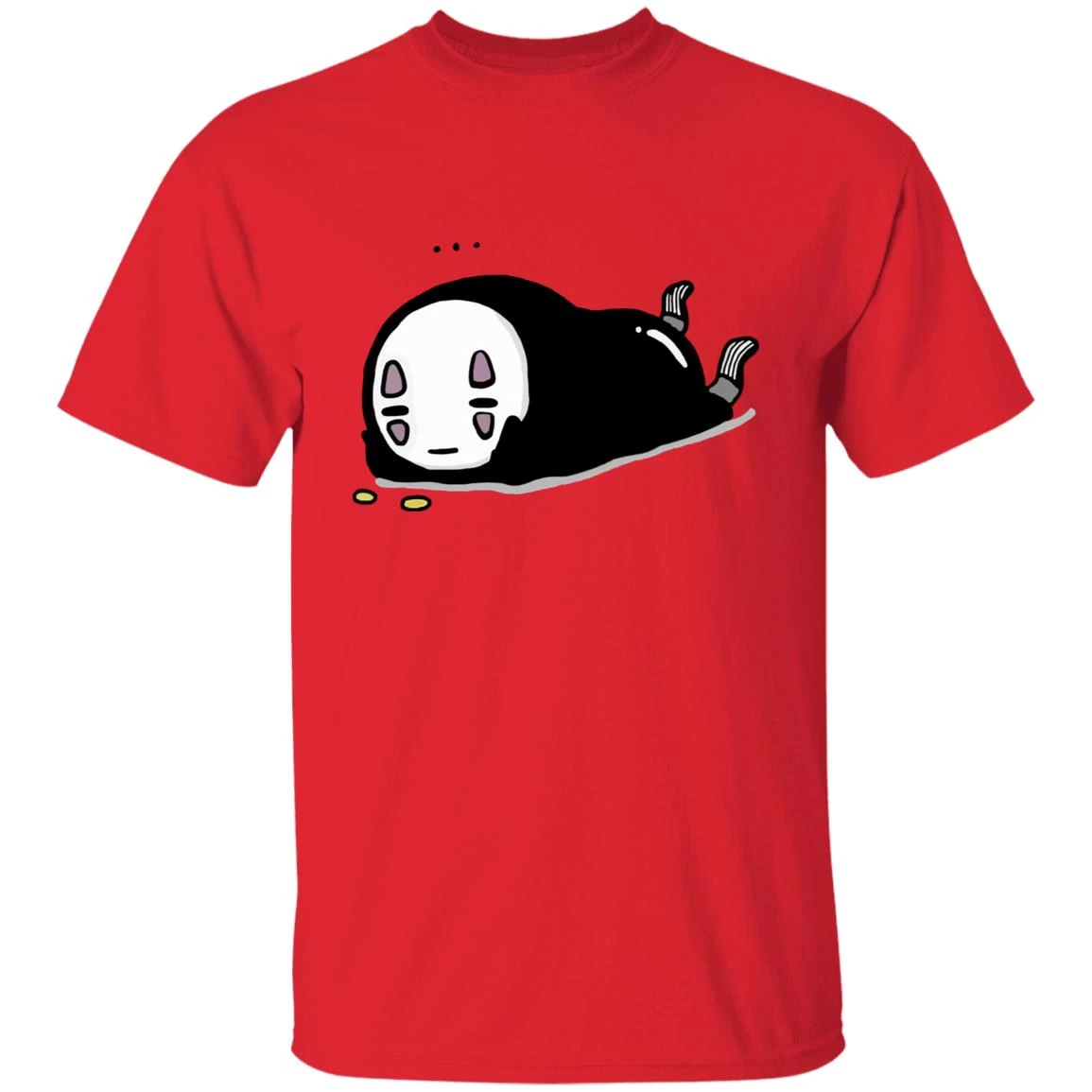 No Face Kaonashi Lying T Shirt 18 No Face Kaonashi Lying T Shirt - Image 16